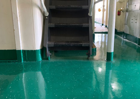 ESD TECHNOLOGY | Color flake floor